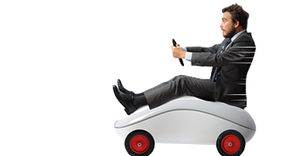 No queremos que corras al volante pero sí que vueles en la oficina